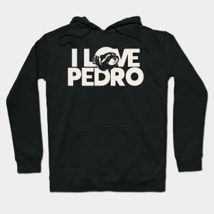 Pedro Raccoon - I LOVE PEDRO | MEME | Black Hoodie